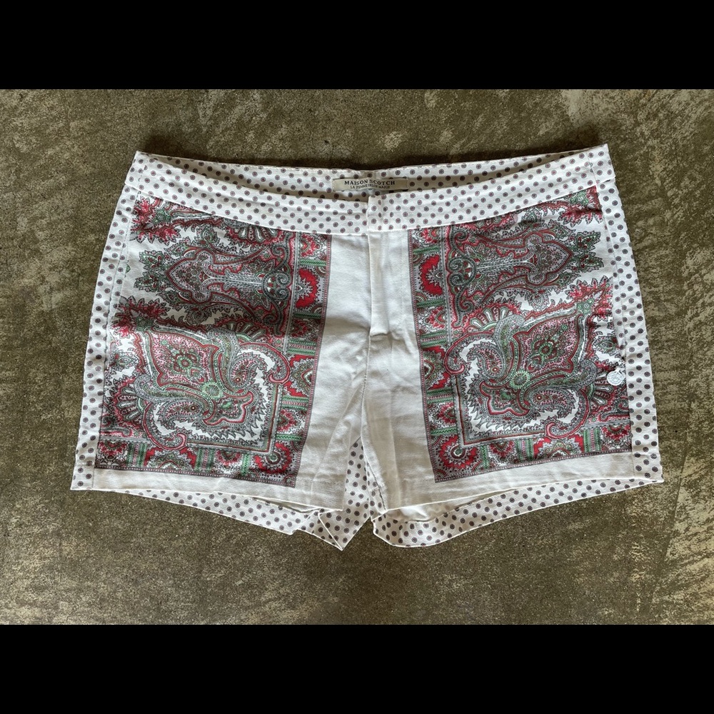 Maison Scotch printed shorts